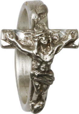 Sterling Crucifix Ring