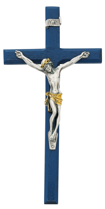 10in Navy Blue Crucifix with Two Tone corpus - 80-189