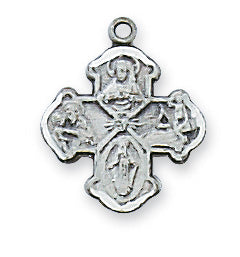 Sterling 4way Baby Pendant Boxed - L28B