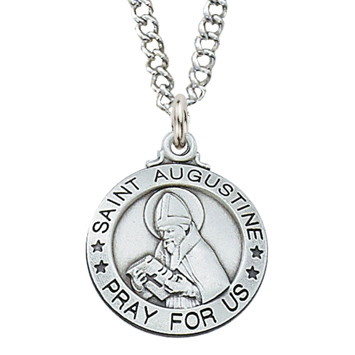 Sterling Silver St. Augustine Pendant - L600AU