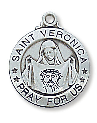 Sterling Silver St. Veronica Pendant - L600VE