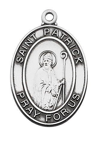 Sterling Silver St. Patrick Pendant - L684PT