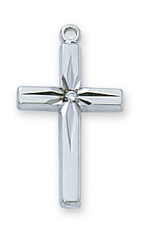 Sterling Silver Cross Pendant - L7004