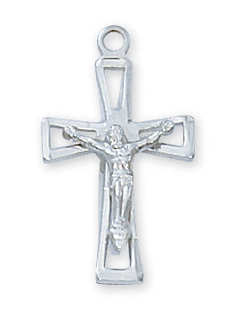 Sterling Silver Crucifix Pendant - L7005