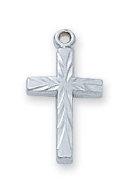 Sterling Silver Cross Pendant - L8001