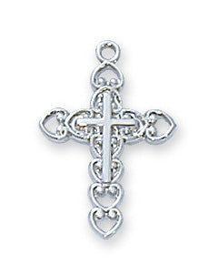 Sterling Silver Cross Pendant - L8002