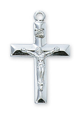Sterling Silver Crucifix Pendant - L8010