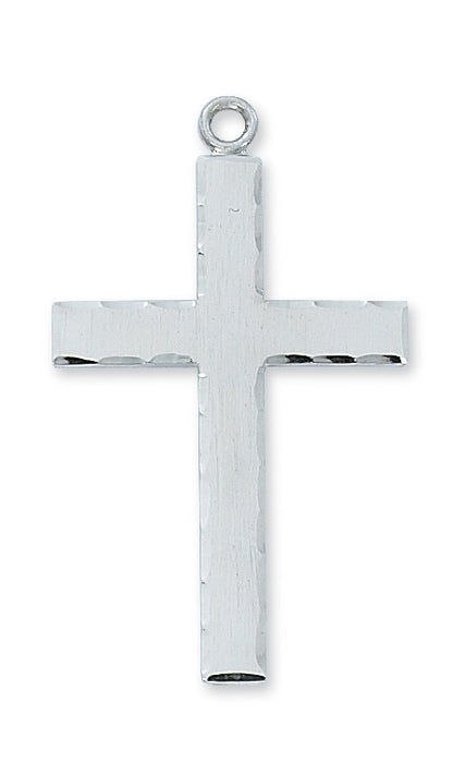 Sterling Silver Lord's Prayer Cross Pendant - L9003