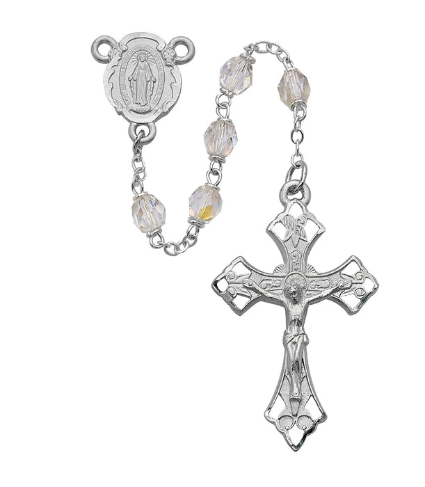Aurora Glass Rosary Boxed - R271RF