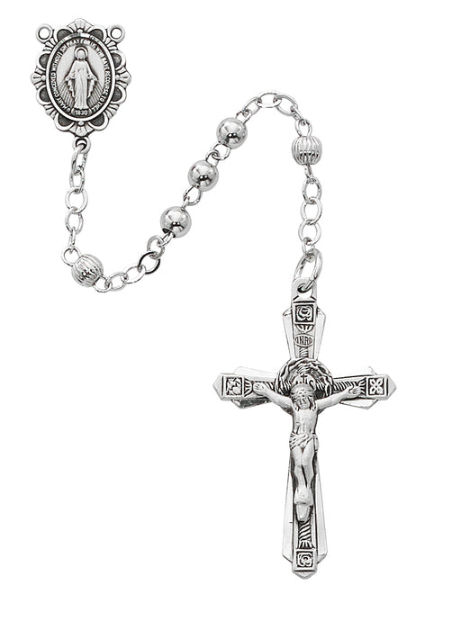 All Sterling Rosary Boxed - R547LF