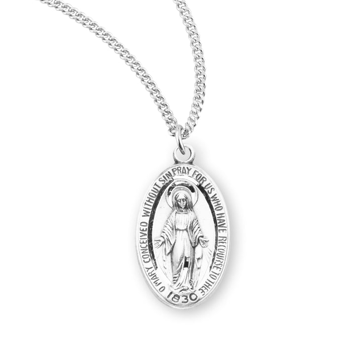 Sterling Silver Sterling Silver Miraculous Medal - S110618