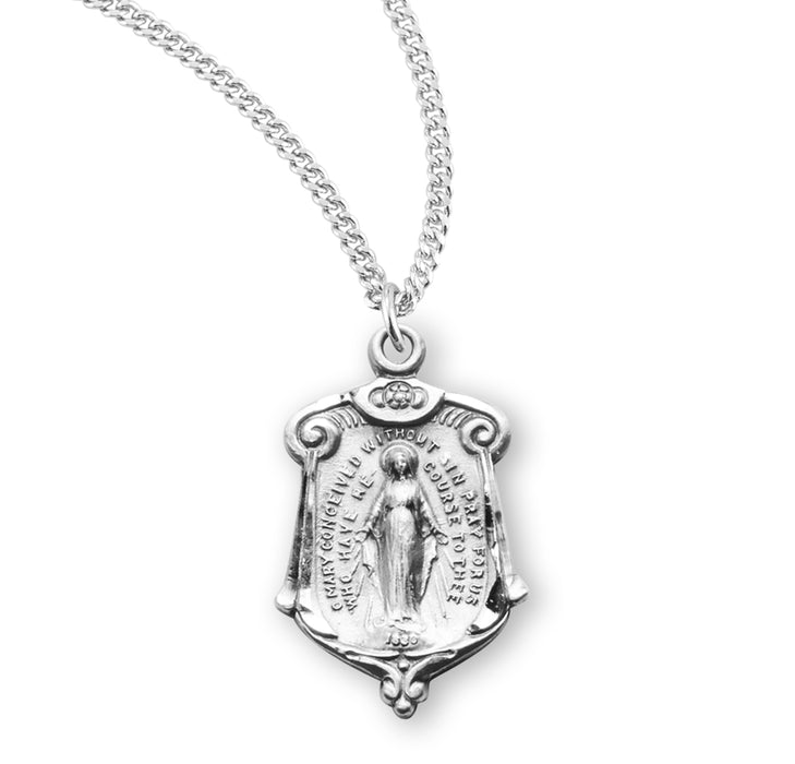 Sterling Silver Miraculous Medal - S114718