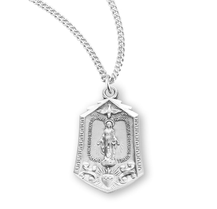 Sterling Silver Miraculous Medal - S117318