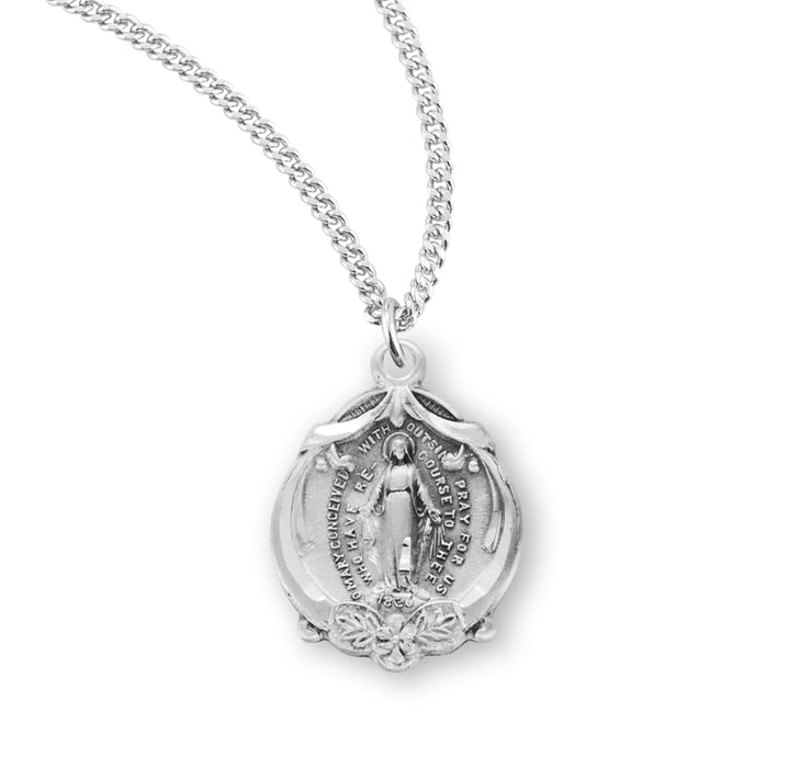 Sterling Silver Miraculous Medal - S118018