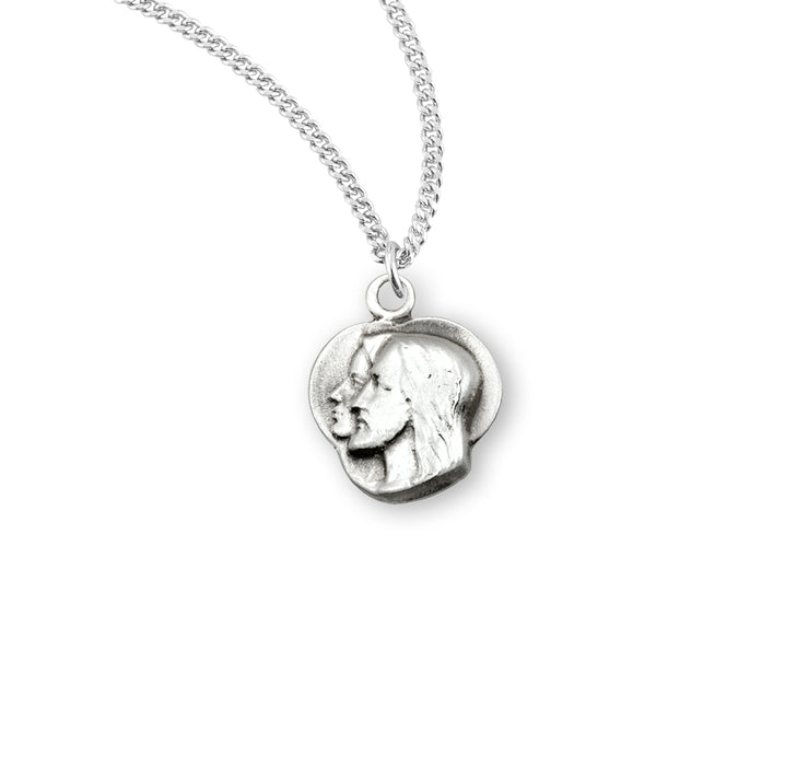 Jesus through Mary Sterling Silver Medal - S122718
