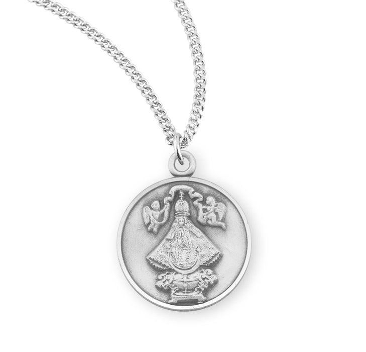 Saint Juan Round Sterling Silver Medal - S124418