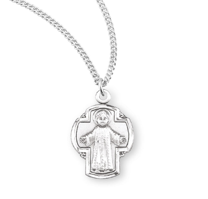 Christ the Child Sterling Silver Cross - S125818