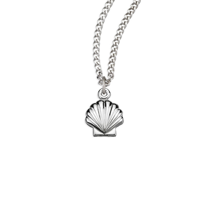 Holy Baptism Shell Sterling Silver Medal - S139513