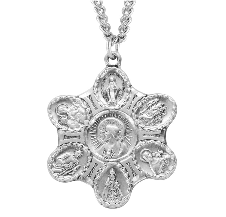 Sterling Silver Seven-Way Medal - S147724