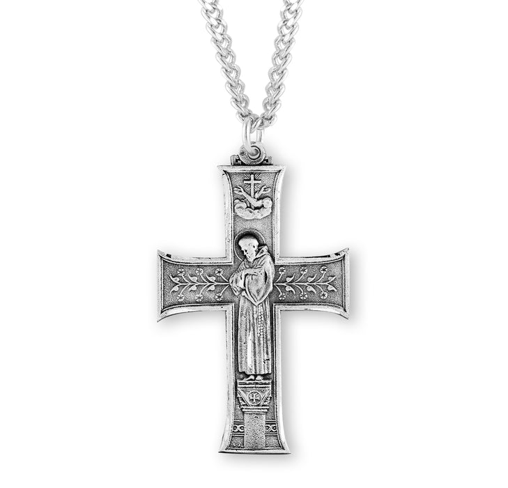 Saint Francis Sterling Silver Cross - S157927