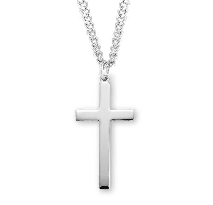 Sterling Silver High Polished Cross - S176824