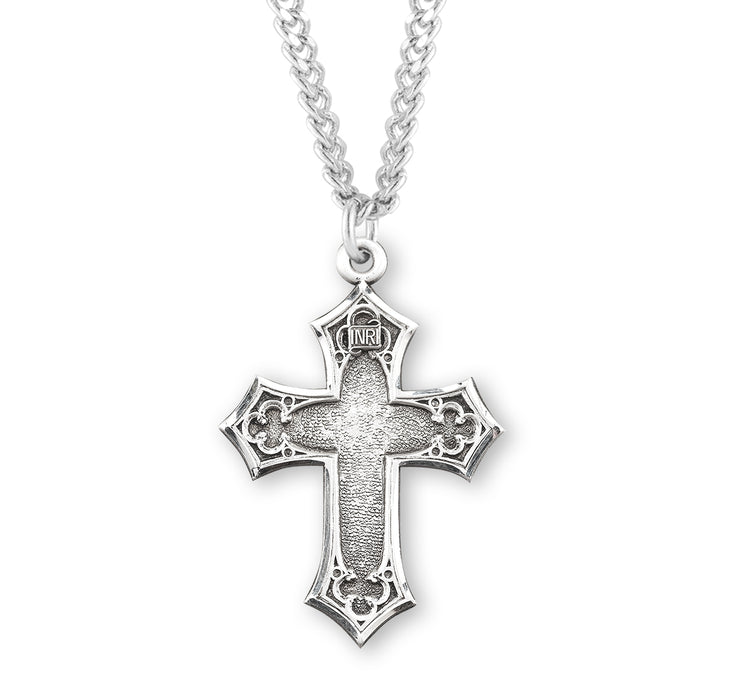 Sterling Silver Gothic Style Cross - S177724