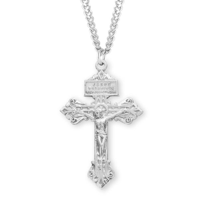 Sterling Silver "Pardon" Crucifix - S180024