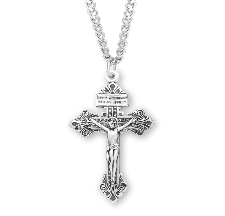 Sterling Silver "Pardon" Crucifix - S180124