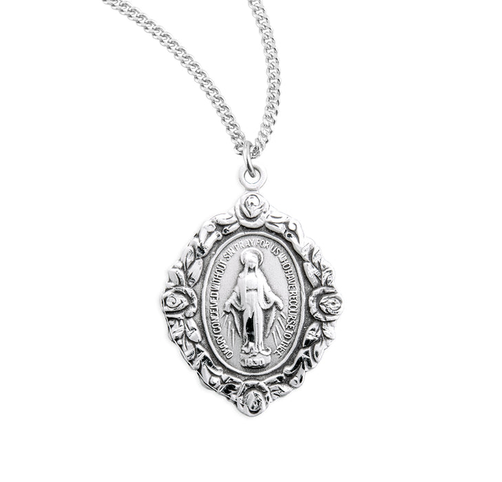 Sterling Silver Miraculous Medal - S212618