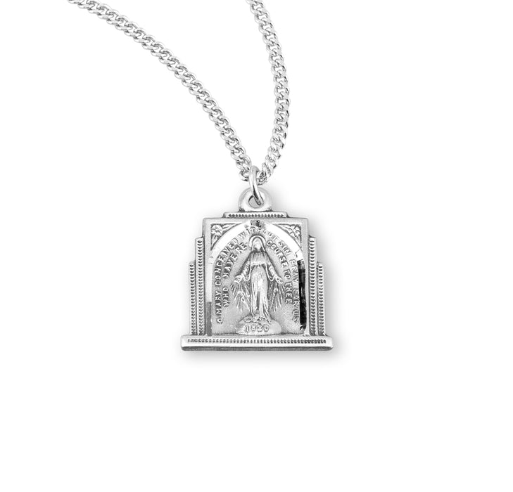 Sterling Silver Multi-Step Miraculous Medal - S215118
