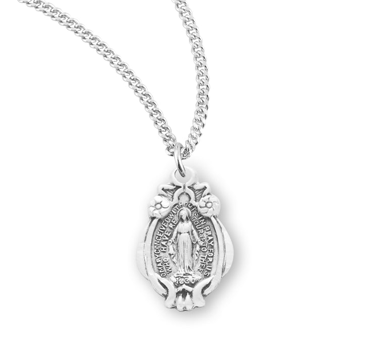 Sterling Silver Miraculous Medal - S313718