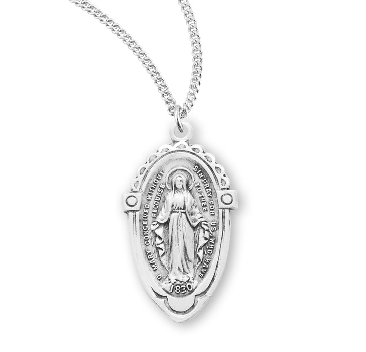 Sterling Silver Miraculous Medal - S313818