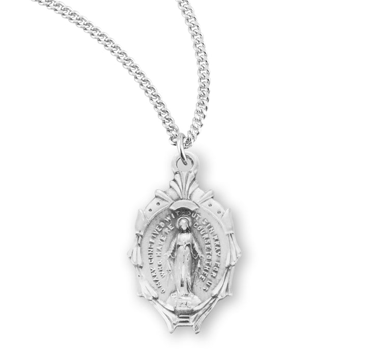 Sterling Silver Miraculous Medal - S318618
