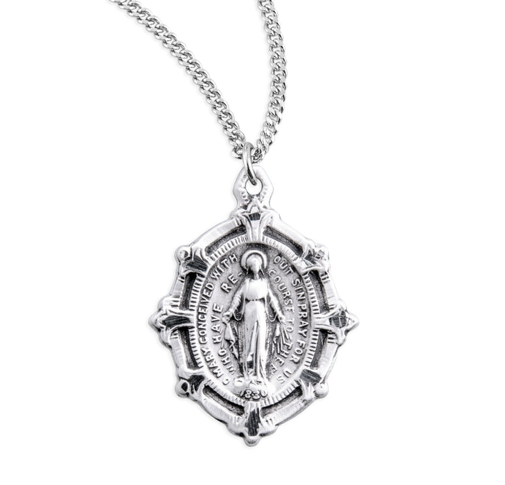 Sterling Silver Miraculous Medal - S319318