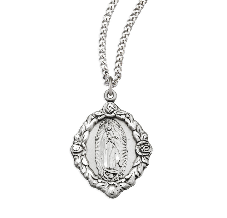 Our Lady of Guadalupe Sterling Silver Medal - S358818