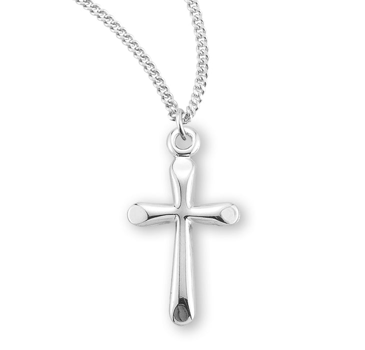 Sterling Silver High Polished Cross - S372718