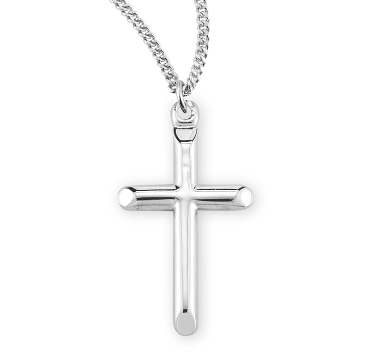 Sterling Silver High Polished Cross - S372818
