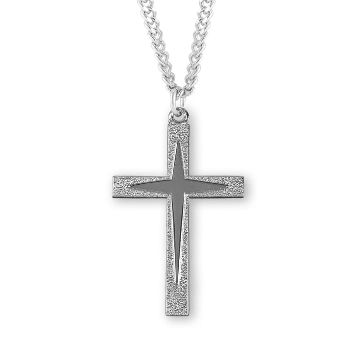 Sterling Silver Large Cross - S374324