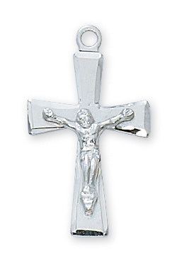 Sterling Silver Crucifix Pendant - L7053