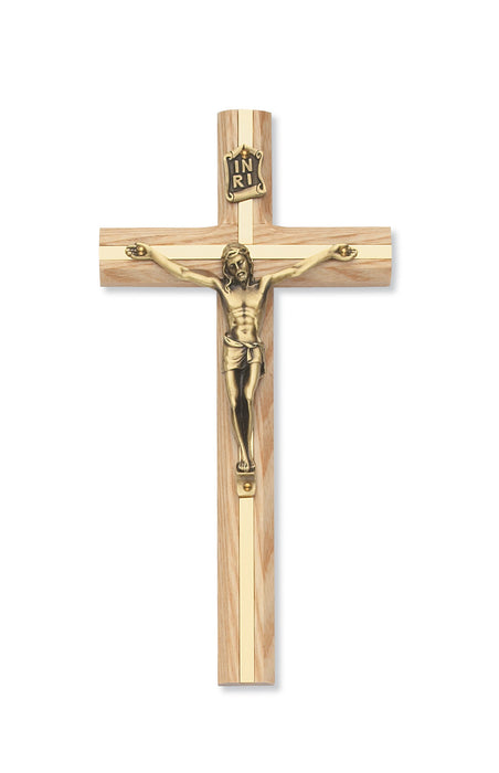8 in. Oak Crucifix Boxed - 79-00487