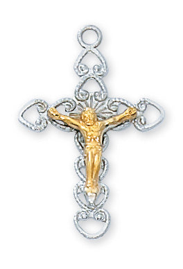 Sterling Silver Crucifix Pendant - L6086