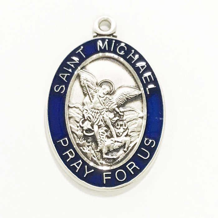 Sterling with Blue St Michael Boxed - L820
