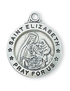 Sterling Silver St. Elizabeth Pendant - L700EZ