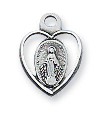 Sterling Silver Miraculous Pendant Boxed - LMH