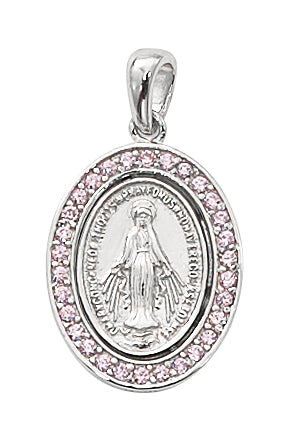 Sterling Silver Miraculous Pendant - L702