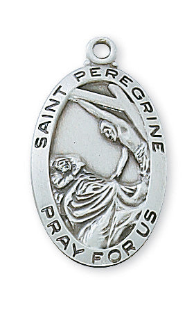 Sterling Silver St. Peregrine Pendant - L500PE