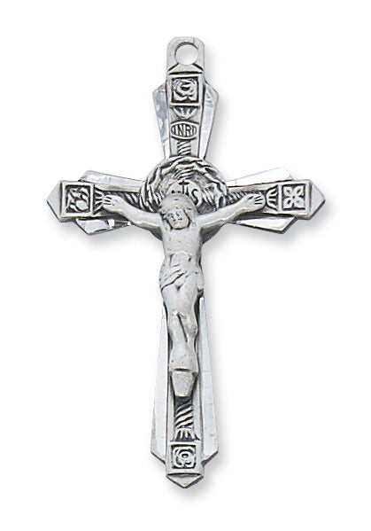 Sterling Silver Crucifix Pendant - L6004