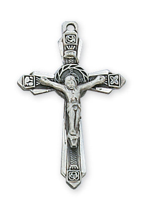 Sterling Silver Crucifix Pendant - L8061