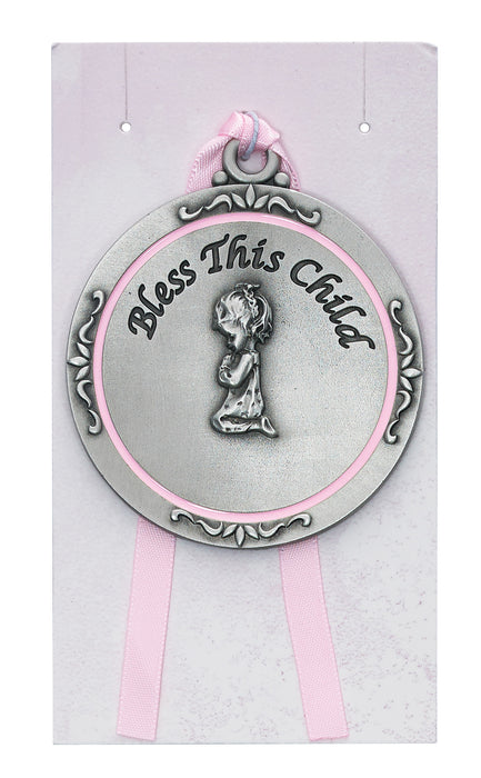 Girl Crib Medal Carded - PW12-P