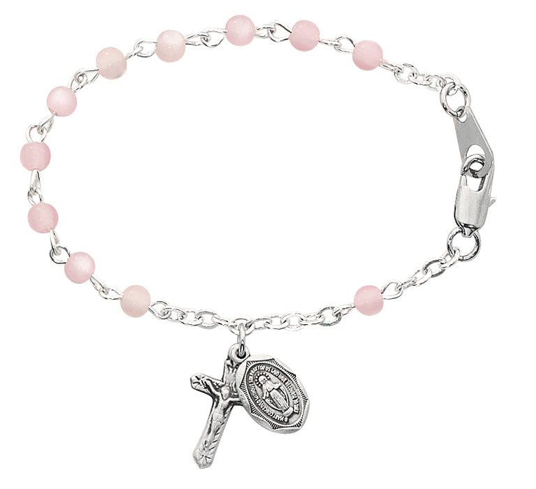 5 1/2in Pink baby bracelet - B25L